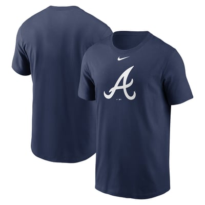 Atlanta Braves Nike Fuse Large Logo T-Shirt - Navy