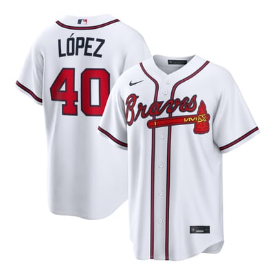 Reynaldo López Atlanta Braves Nike Home Replica Jersey - White