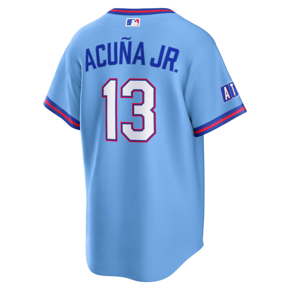 Men's Atlanta Braves Ronald Acuña Jr. Nike Powder Blue 2026 City ...