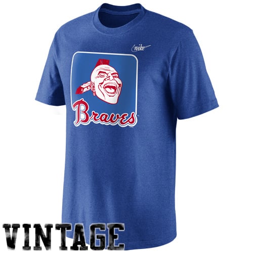 thumbnail image 2 of Atlanta Braves 1982 Cooperstown Throwback Jersey – Majestic Men's Light Blue 2 of 5