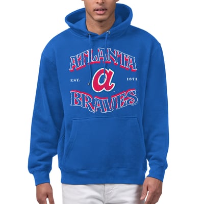  Atlanta Braves Starter Take Me Out Fleece Hoodie - Royal