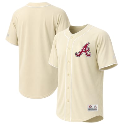 Atlanta Braves Stitches Fashion Jersey - Cream