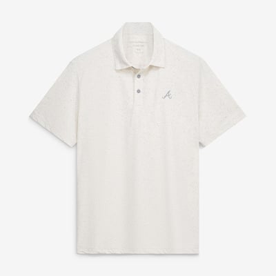  Atlanta Braves Tommy Bahama Palm Dunes IslandZone Polo - White