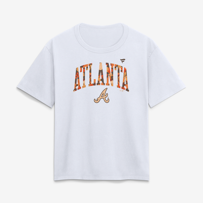 Atlanta Braves Fall Wordmark T-Shirt - White