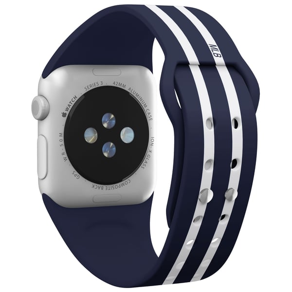 Atlanta Braves Navy HD Apple Watch Band display picture 2