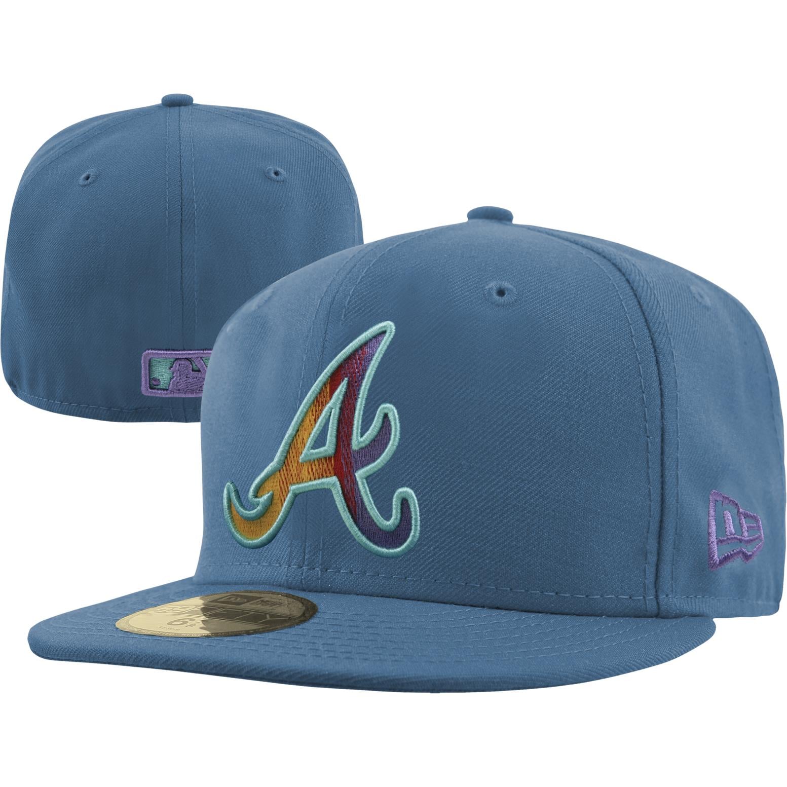 New Era Atlanta Braves Blue Turk Fade-A-Grade Fitted 59FIFTY Hat