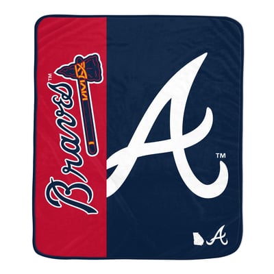 Atlanta Braves Pegasus Dugout 50" x 60" Ultra Soft Throw Blanket