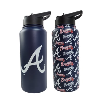 Atlanta Braves Pegasus Game Day Duo 41oz. Stainless Steel Water Bottle Set