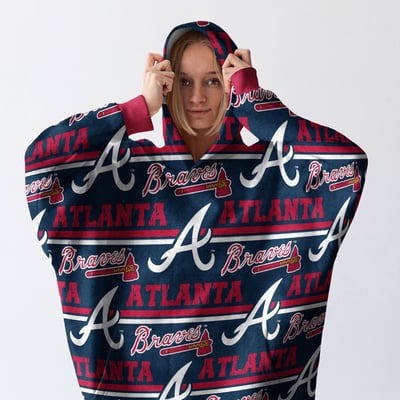 Atlanta Braves Pegasus Wave Ultra Soft Fan Cape