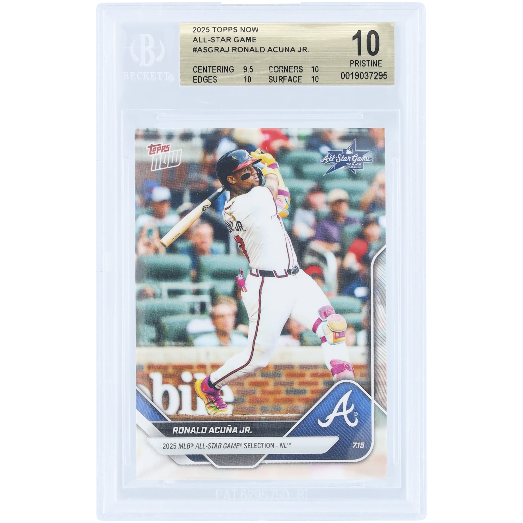 Ronald Acuna Jr. Atlanta Braves 2025 Topps Now 2025 MLB All-Star 