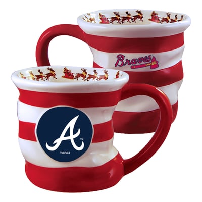 Atlanta Braves The Memory Company 18oz. Holiday Stocking Mug