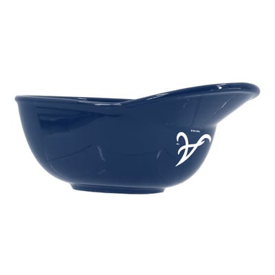 Atlanta Braves The Memory Company Two-Piece 6oz. Mini Ceramic Hat-Shaped Ice Cream Bowl