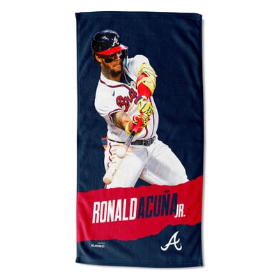 Ronald Acuña Jr. Atlanta Braves The Northwest Group 30" x 60" Player Printed Beach Towel