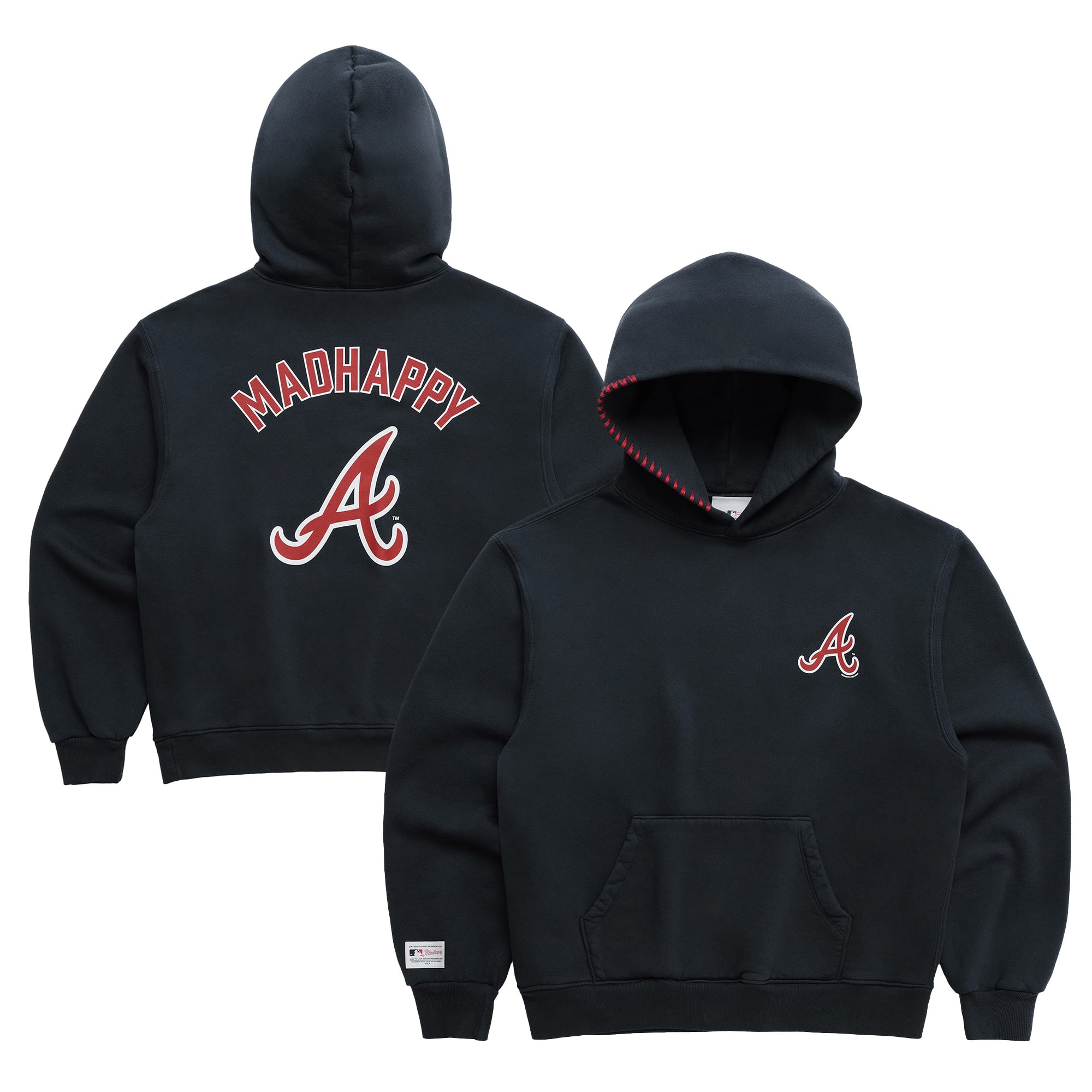 Atlanta Braves Madhappy x MLB Unisex Heavyweight Fleece Pullover 