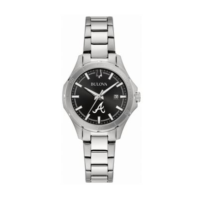 Atlanta Braves Bulova Women's Stainless Steel Classic Sport Watch