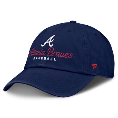  Atlanta Braves Fanatics Women's Velocity Adjustable Hat - Navy