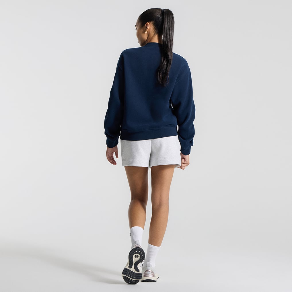 Atlanta Braves lululemon Women's Oversized Steady State Crew - True Navy