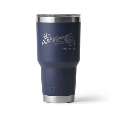 Atlanta Braves YETI 30oz. Rambler Tumbler