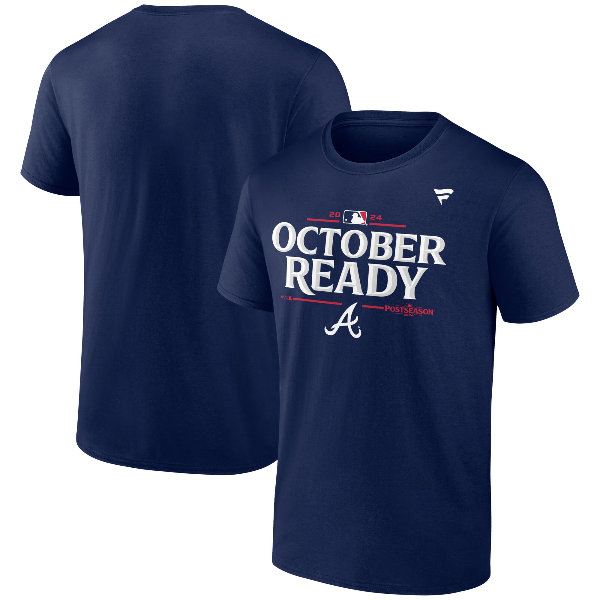 Youth Atlanta Braves Fanatics Navy 2024 MLB Postseason Locker Room 