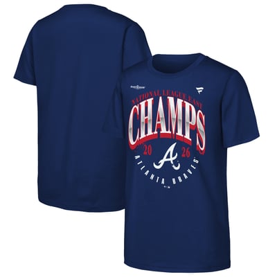 Atlanta Braves Fanatics Youth 2026 NL East Division Champions Locker Room T-Shirt - Navy