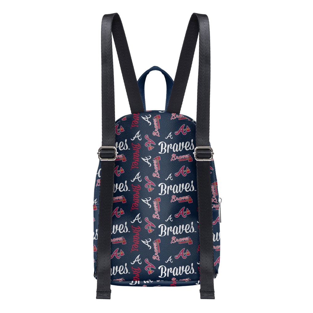 FOCO MLB Braves Logo Mini Backpack / purse NWT FOCO MLB Atlanta Braves, ￼Printed Collection Mini Backpack  main image 2