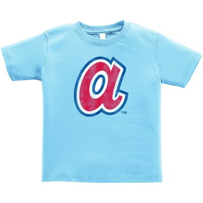 Atlanta Braves Soft as a Grape Youth Cooperstown Collection T-Shirt - Light Blue