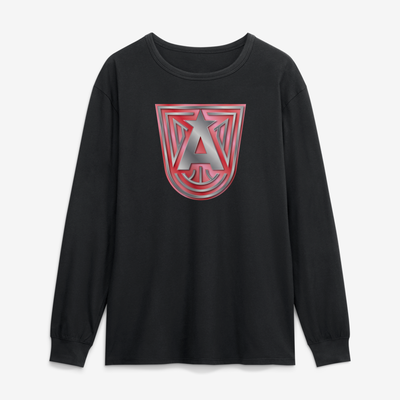 Atlanta Dream  Forged Mascot Long Sleeve T-Shirt - Black
