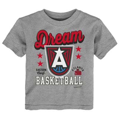  Atlanta Dream Mitchell & Ness Toddler That Girl T-Shirt - Heather Gray