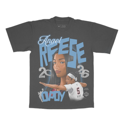 Angel Reese Atlanta Dream Playa Society Unisex 2026 WNBA Defensive Player of the Year T-Shirt - Black