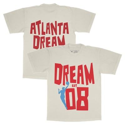  Atlanta Dream Playa Society Unisex Est T-Shirt - Oatmeal