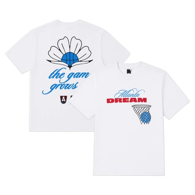  Atlanta Dream round21 Unisex Logo Roots T-Shirt - White