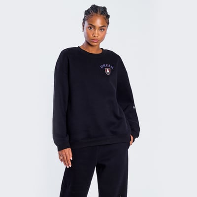  Atlanta Dream Hype and Vice Women's Oversized Sweatshirt - Black