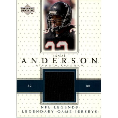 2000 Upper Deck Legends Legendary Jerseys #LJJA Jamal Anderson