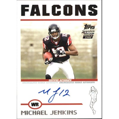 2004 Topps Signature #89 Michael Jenkins AU/1499 RC