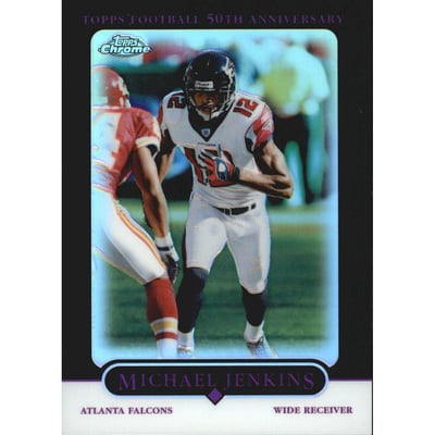 2005 Topps Chrome Black Refractors #100 Michael Jenkins