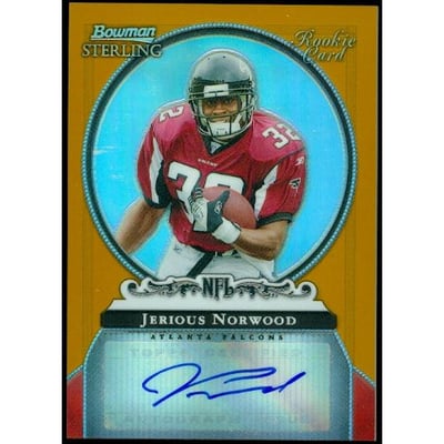 2006 Bowman Sterling Gold Rookie Autographs #JN Jerious Norwood/900