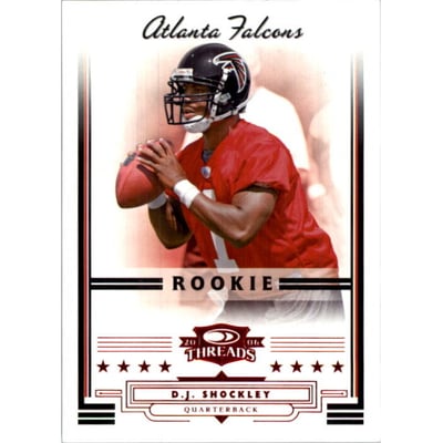 2006 Donruss Threads Retail Red #155 D.J. Shockley