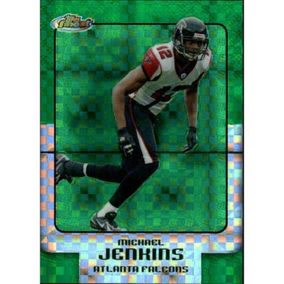 2006 Finest Green Xfractors #30 Michael Jenkins