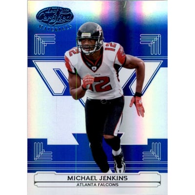 2006 Leaf Certified Materials Mirror Blue #7 Michael Jenkins