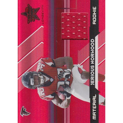2006 Leaf Rookies and Stars Longevity Target Ruby Parallel #258 Jerious Norwood JSY