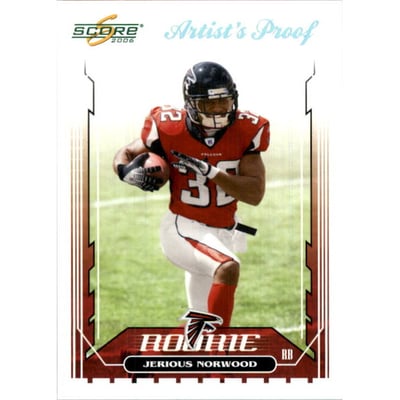 2006 Score Artist's Proof #341 Jerious Norwood