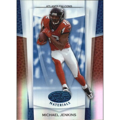 2007 Leaf Certified Materials Mirror Blue #40 Michael Jenkins