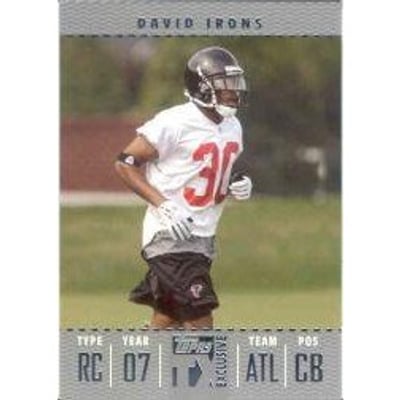 2007 Topps TX Exclusive Silver #168 David Irons