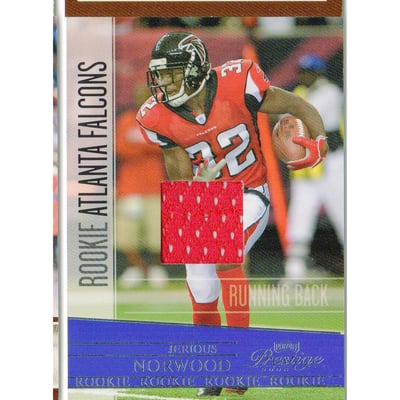 2008 Playoff Prestige Rookie Review Materials #201 Jerious Norwood