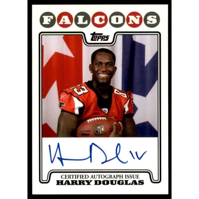 2008 Topps Rookie Premiere Autographs #RPAHD Harry Douglas