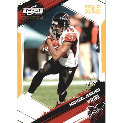 2009 Score Inscriptions Gold Zone #16 Michael Jenkins