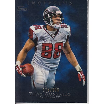 2011 Topps Inception Blue #38 Tony Gonzalez