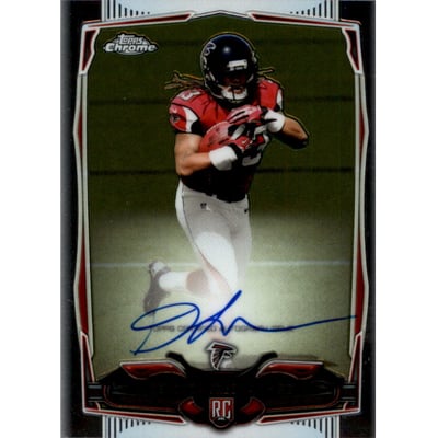 2014 Topps Chrome Rookie Autographs #216 Devonta Freeman