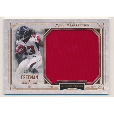 2014 Topps Museum Collection Jumbo Relics Copper #MJRDF Devonta Freeman