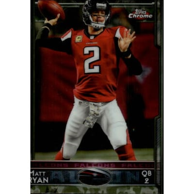 2015 Topps Chrome Mini Camo Refractors #51 Matt Ryan